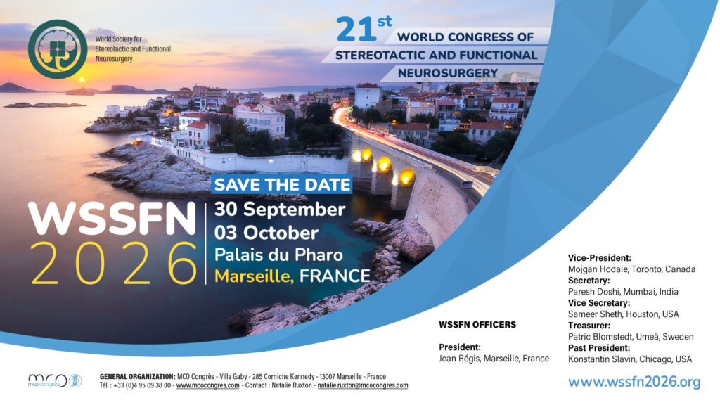 Read more about the article 21st Congress of the World Society for Stereotactic and Functional Neurosurgery (WSSFN)